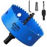 Hole Saw 100mm/68mm/60mm/7Pieces(22mm-45mm), Universal Bimetal Hole Cutter
