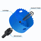 Hole Saw 100mm/68mm/60mm/7Pieces(22mm-45mm), Universal Bimetal Hole Cutter