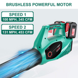 HYCHIKA Cordless Brushless Electric Leaf Blower 22500RPM 40V/36V (US/EU)